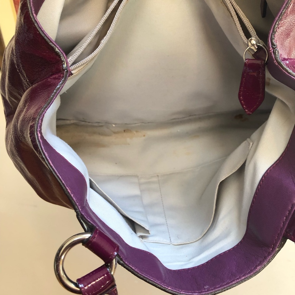 Coach Soho Purple Leather Shoulder Bag with original Hangtag - Picture 12 of 16